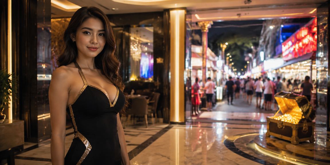 Suasana permainan poker malam di Kuala Lumpur melalui platform winnita